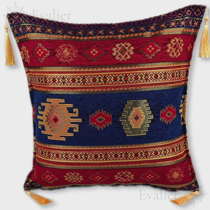 Evailer Sapphire pillow cover – product showcase video, Heritage Kilim collection decorative cushion