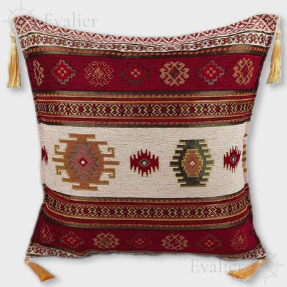 Evailer Pomegranate pillow cover – product showcase video, Heritage Kilim collection decorative cushion